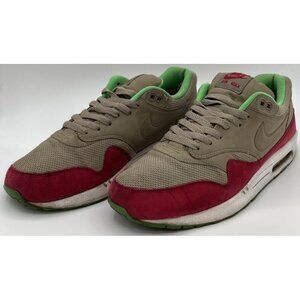 Nike Air Max 1 Essential Bamboo Fuschia Men’s Size 10 Shoes Sneakers 537383-200